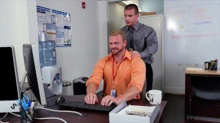 GRAB ASS – New Employee Gets Broken In By The Boss, Adam Bryant