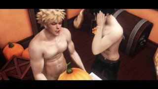 Hero’s Halloween 2022 – Pumpkin Pie – Kacchan x Deku – My Hero Academia 3D Animation Parody